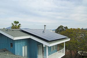 Photo of La Mesa SunPower SPR-327NE- WHT-D solar panel installation by Sullivan Solar Power at the Barros residence