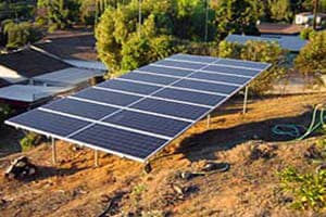 Photo of Garvin solar panel installation in La Mesa