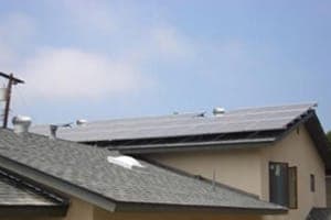 Photo of Herron solar panel installation in La Mesa