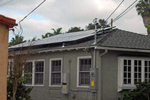 Photo of Butler solar panel installation in North Park