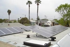 Photo of Jacot solar panel installation in San Diego