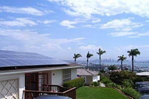 Photo of Halpern solar panel installation in Point Loma