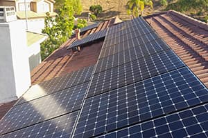 Photo of Poway SunPower SPR-327NE- WHT-D solar panel installation by Sullivan Solar Power at the Lane residence
