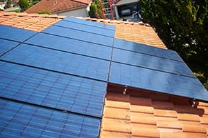 Photo of San Diego Kyocera solar panel installation by Sullivan Solar Power at the Carey residence