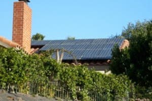 Photo of Hendricks solar panel installation in San Diego