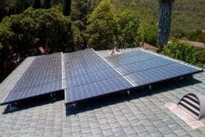 Photo of Nyberg solar panel installation in San Diego