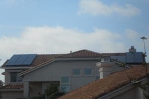 Photo of Patel solar panel installation in San Diego