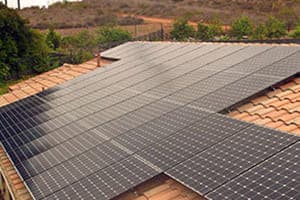 Photo of Silberman solar panel installation in Rancho Santa Fe