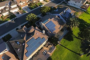 Photo of Rancho Santa Fe Kyocera solar panel installation by Sullivan Solar Power at the Panton residence