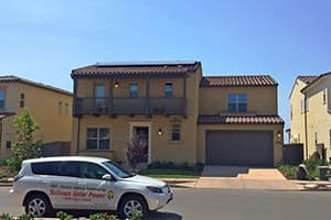 Photo of San Diego Kyocera solar panel installation by Sullivan Solar Power at the Anderson residence