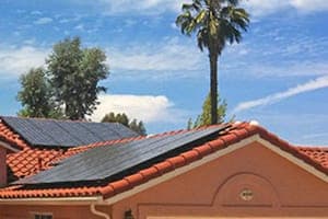 Photo of Jensen solar panel installation in Ramona