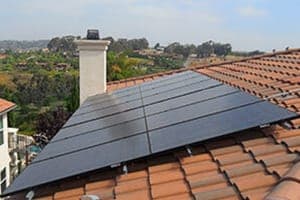 Photo of Lin solar panel installation in San Diego