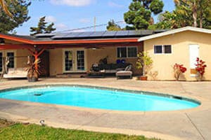 Photo of Acosta solar panel installation in Bonita