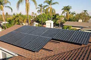 Photo of Haas solar panel installation in San Diego
