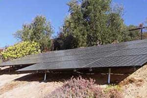 Photo of Hershberger solar panel installation in San Diego