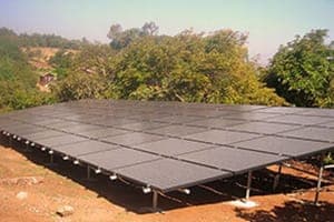Photo of Luckman solar panel installation in Bonsall