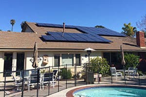 Photo of Orvis solar panel installation in San Diego