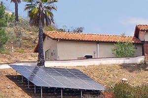 Photo of Patton solar panel installation in Bonsall