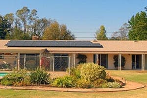 Photo of Weatherstone solar panel installation in Ramona