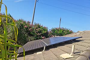 Photo of San Diego Panasonic solar panel installation at the Do residence