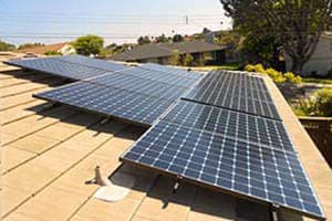 Photo of Chambers solar panel installation in San Diego