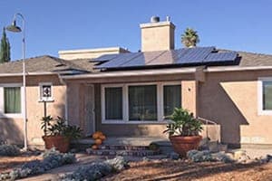 Photo of Frenken solar panel installation in San Diego