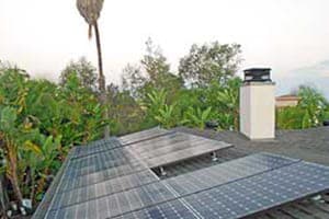 Photo of Hill solar panel installation in San Diego