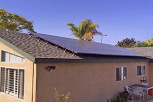 Photo of Lipscomb solar panel installation in San Diego