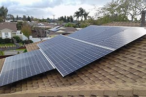 Photo of San Diego Panasonic VBHN325SA16 solar panel installation by Sullivan Solar Power at the Johnson residence