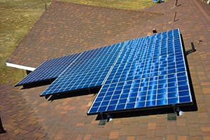 Photo of Ramona Kyocera solar panel installation by Sullivan Solar Power at the Keyser residence