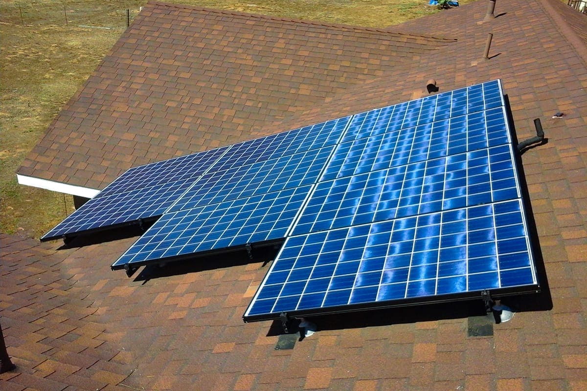 Photo of Ramona Kyocera solar panel installation by Sullivan Solar Power at the Keyser residence