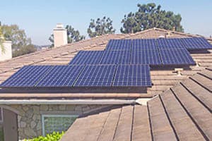 Photo of Poster solar panel installation in San Diego