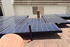 Photo of Azeka solar panel installation in San Diego