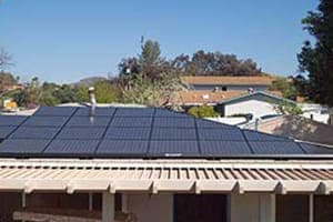 Photo of Hawkinson solar panel installation in San Diego