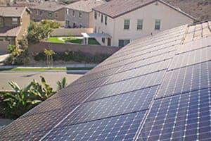 Photo of Moberg solar panel installation in San Diego