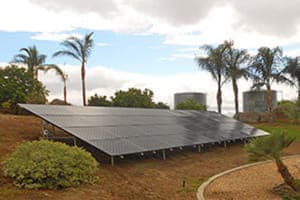 Photo of Manesis solar panel installation in Ramona