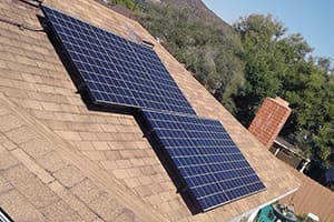 Photo of San Diego Kyocera solar panel installation by Sullivan Solar Power at the Rinet residence