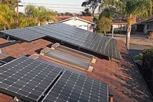 Photo of Hollmann solar panel installation in San Diego