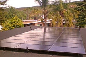 Photo of Johnson solar panel installation in Lakeside