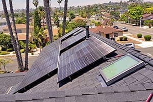 Photo of San Diego Panasonic solar panel installation at the Sullivan residence