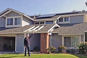 Photo of Gerding solar panel installation in San Diego