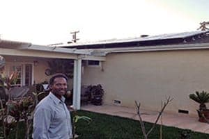 Photo of Adams solar panel installation in San Diego