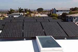 Photo of Kurth solar panel installation in San Diego