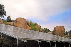 Photo of Trivelpiece solar panel installation in Ramona