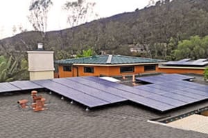 Photo of Howe solar panel installation in San Marcos