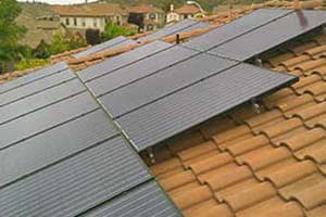 Photo of Johnson solar panel installation in San Marcos