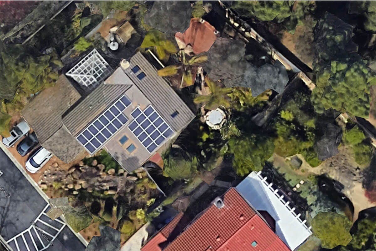 Photo of San Marcos Bosch C-SI M60 255w solar panel installation by Sullivan Solar Power at the Strumsky residence