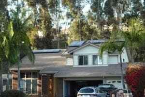 Photo of Bennett solar panel installation in San Diego