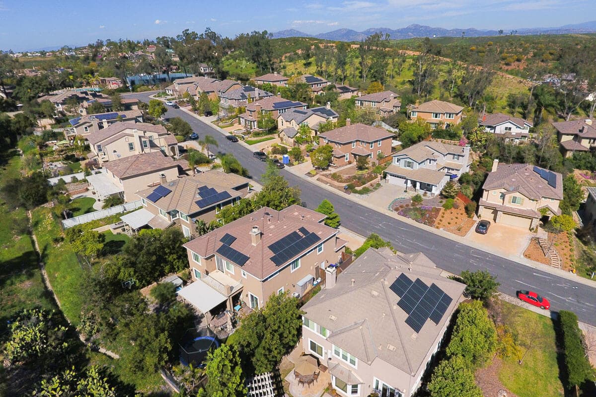 Photo of San Diego SunPower solar panel installation by Sullivan Solar Power at the Lafer residence