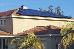 Photo of Shultz solar panel installation in San Diego